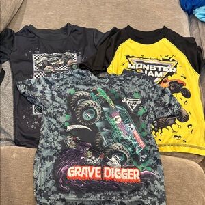 Monster Jam - Black, Yellow, Gray 4T